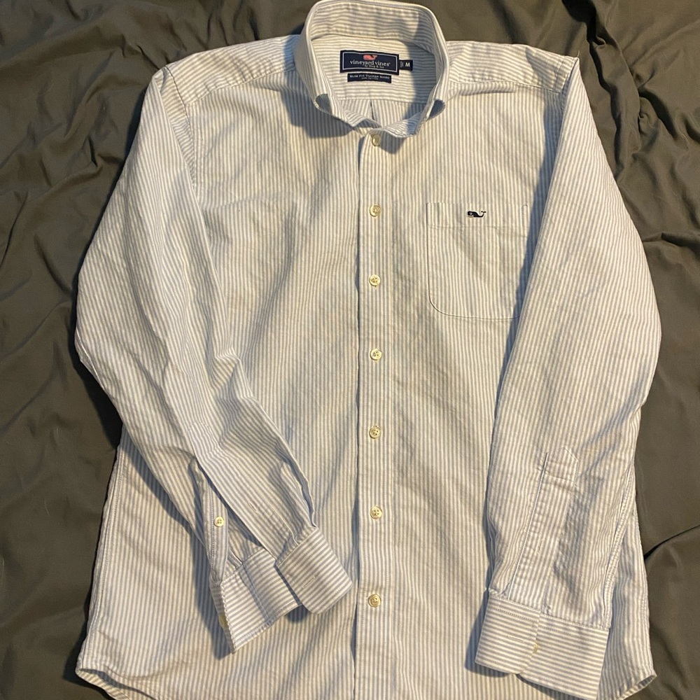 Vineyard Vines Oxford cloth button down slim fit tucker shirt